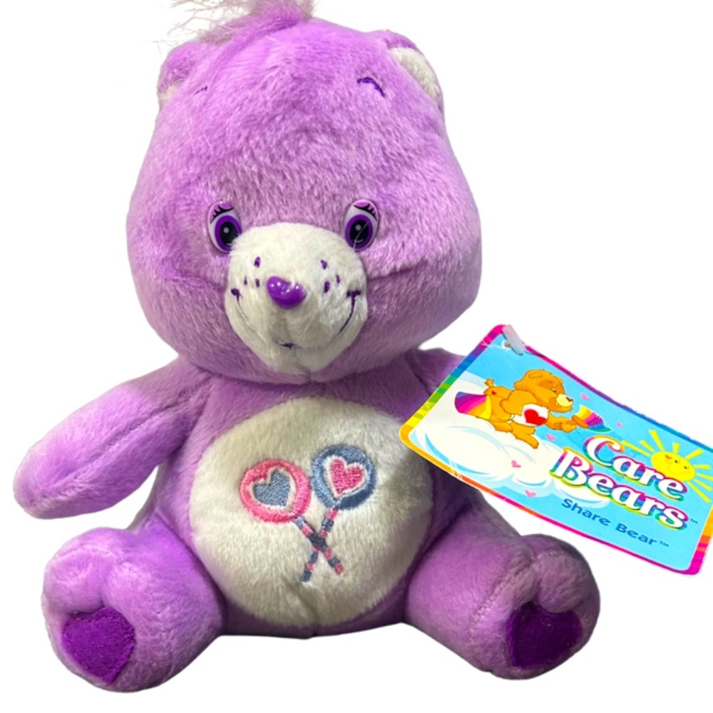 Vintage 2003 Care Bear Share Bear With Tags